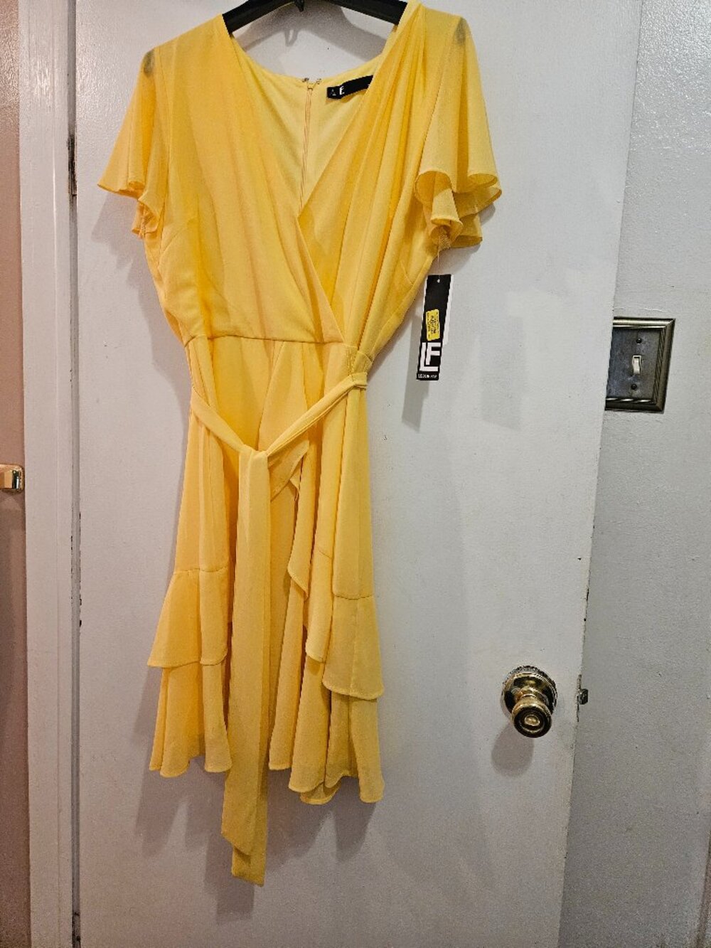 Yellow dressy dress